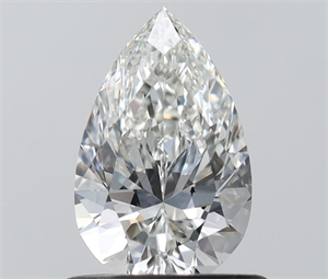 Picture of Natural Diamond 0.70 Carats, Pear with  Cut, G Color, VVS2 Clarity and Certified by IGI