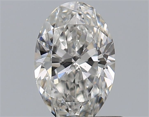 Foto Diamante Natural 0.50 quilates, Ovalado , Color F, claridad VS2 y certificado GIA de