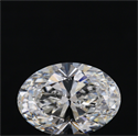 Natural Diamond 6.08 Carats, Oval with  Cut, H Color, VS2 Clarity and Certified by GIA