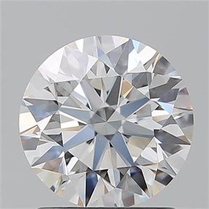 Foto Diamante Natural 1.55 quilates, Redondo , Color H, claridad VS2 y certificado GIA de