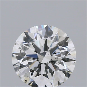 Picture of Natural Diamond 0.40 Carats, Round with Excellent Cut, E Color, SI1 Clarity and Certified by IGI