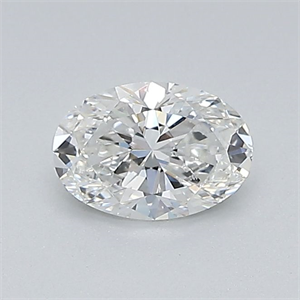 Picture of Natural Diamond 0.50 Carats, Oval with  Cut, G Color, SI1 Clarity and Certified by GIA