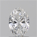 Natural Diamond 1.01 Carats, Oval with  Cut, E Color, VS2 Clarity and Certified by GIA