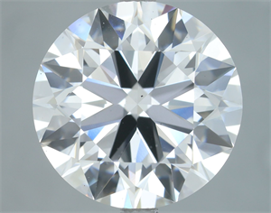 Picture of Lab Grown Diamond 6.51 Carats, Round with Ideal Cut, D Color, VS1 Clarity and Certified by IGI