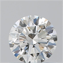 Natural Diamond 0.70 Carats, Round with Excellent Cut, J Color, VS2 Clarity and Certified by GIA