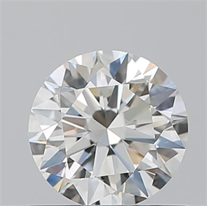 Picture of Natural Diamond 0.70 Carats, Round with Excellent Cut, J Color, VS2 Clarity and Certified by GIA