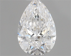 Picture of Natural Diamond 0.51 Carats, Pear with  Cut, E Color, I1 Clarity and Certified by GIA