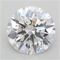 Del inventario de diamantes de laboratorio, 0.72 quilates, Redondo , Color D, claridad VVS2 y certificado IGI