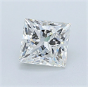 Diamante Natural 0.88 quilates, Princesa , Color H, claridad VS1 y certificado GIA