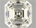 Natural Diamond 2.01 Carats, Asscher with  Cut, K Color, VS1 Clarity and Certified by IGI