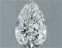Diamante Natural 0.50 quilates, De pera , Color H, claridad VS2 y certificado GIA