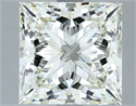 Diamante Natural 5.07 quilates, Princesa , Color K, claridad VVS2 y certificado IGI