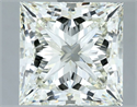 Natural Diamond 5.07 Carats, Princess with  Cut, K Color, VVS2 Clarity and Certified by IGI