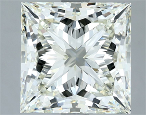 Picture of Natural Diamond 5.07 Carats, Princess with  Cut, K Color, VVS2 Clarity and Certified by IGI