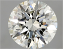 Diamante Natural 1.81 quilates, Redondo , Color J, claridad VS2 y certificado GIA