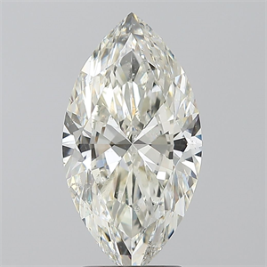 Picture of Natural Diamond 3.01 Carats, Marquise with  Cut, I Color, SI1 Clarity and Certified by IGI
