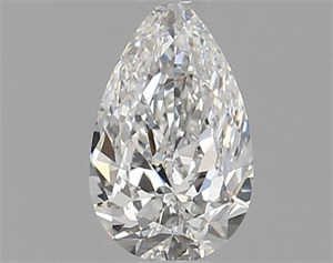 Picture of Natural Diamond 0.60 Carats, Pear with  Cut, F Color, VS1 Clarity and Certified by GIA
