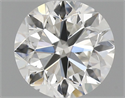Natural Diamond 0.90 Carats, Round with Very Good Cut, F Color, VVS1 Clarity and Certified by IGI