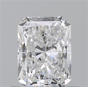 Picture of Natural Diamond 0.70 Carats, Radiant with  Cut, E Color, VVS2 Clarity and Certified by GIA
