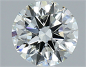 Diamante Natural 2.50 quilates, Redondo , Color H, claridad VVS1 y certificado GIA