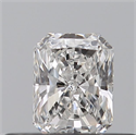 Natural Diamond 0.34 Carats, Radiant with  Cut, E Color, VVS2 Clarity and Certified by GIA