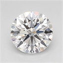 Lab Grown Diamond 1.04 Carats, Round with Ideal Cut, D Color, VVS2 Clarity and Certified by IGI