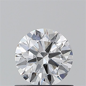 Picture of Natural Diamond 0.70 Carats, Round with Excellent Cut, D Color, SI1 Clarity and Certified by GIA