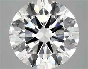 Picture of Lab Grown Diamond 5.10 Carats, Round with Ideal Cut, F Color, VVS2 Clarity and Certified by IGI