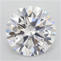 Lab Grown Diamond 3.81 Carats, Round with Excellent Cut, E Color, VVS2 Clarity and Certified by GIA