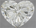 Natural Diamond 8.01 Carats, Heart with  Cut, K Color, VS2 Clarity and Certified by IGI
