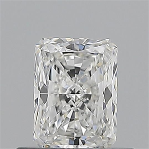 Picture of Natural Diamond 0.50 Carats, Radiant with  Cut, E Color, VVS1 Clarity and Certified by GIA