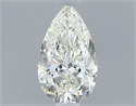 Natural Diamond 0.50 Carats, Pear with  Cut, I Color, SI2 Clarity and Certified by GIA