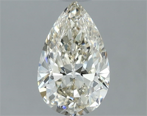 Picture of Natural Diamond 1.00 Carats, Pear with  Cut, K Color, VVS2 Clarity and Certified by IGI