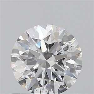 Picture of Natural Diamond 0.51 Carats, Round with Excellent Cut, E Color, SI2 Clarity and Certified by GIA