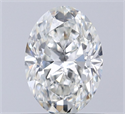 Natural Diamond 0.70 Carats, Oval with  Cut, I Color, SI1 Clarity and Certified by GIA