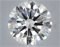 Lab Grown Diamond 5.00 Carats, Round with Excellent Cut, F Color, VVS1 Clarity and Certified by IGI