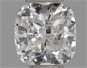 Natural Diamond 0.31 Carats, Cushion with  Cut, D Color, SI1 Clarity and Certified by IGI