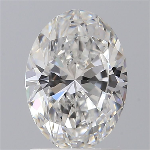 Picture of Natural Diamond 1.21 Carats, Oval with  Cut, E Color, SI1 Clarity and Certified by GIA
