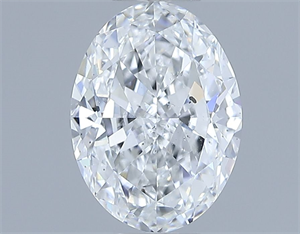 Picture of Natural Diamond 1.00 Carats, Oval with  Cut, E Color, SI1 Clarity and Certified by GIA
