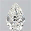 Diamante Natural 1.70 quilates, De pera , Color H, claridad SI1 y certificado GIA
