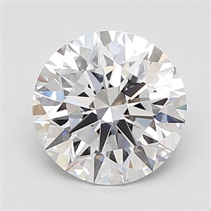 Picture of Lab Grown Diamond 3.80 Carats, Round with Ideal Cut, E Color, IF Clarity and Certified by IGI