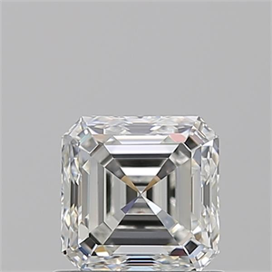 Foto Diamante Natural 0.91 quilates, Asscher , Color H, claridad VS1 y certificado GIA de