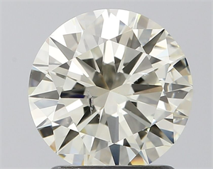 Picture of Natural Diamond 1.50 Carats, Round with Very Good Cut, L Color, SI2 Clarity and Certified by IGI