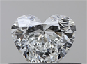 Natural Diamond 0.32 Carats, Heart with  Cut, H Color, IF Clarity and Certified by GIA