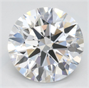 Lab Grown Diamond 2.59 Carats, Round with Ideal Cut, D Color, VVS1 Clarity and Certified by IGI