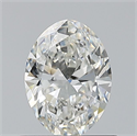 Natural Diamond 0.70 Carats, Oval with  Cut, G Color, VS2 Clarity and Certified by GIA