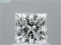 Natural Diamond 1.01 Carats, Princess with  Cut, F Color, VS2 Clarity and Certified by GIA