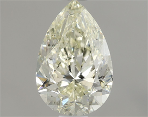 Picture of Natural Diamond 0.90 Carats, Pear with  Cut, N Color, SI2 Clarity and Certified by GIA
