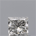 Natural Diamond 0.41 Carats, Princess with  Cut, F Color, IF Clarity and Certified by GIA