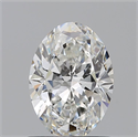 Natural Diamond 0.91 Carats, Oval with  Cut, F Color, VVS2 Clarity and Certified by GIA